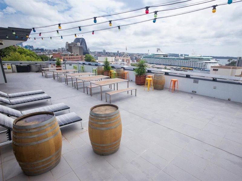 Yha Sydney Harbour Pansiyon Dış mekan fotoğraf Rooftop bar