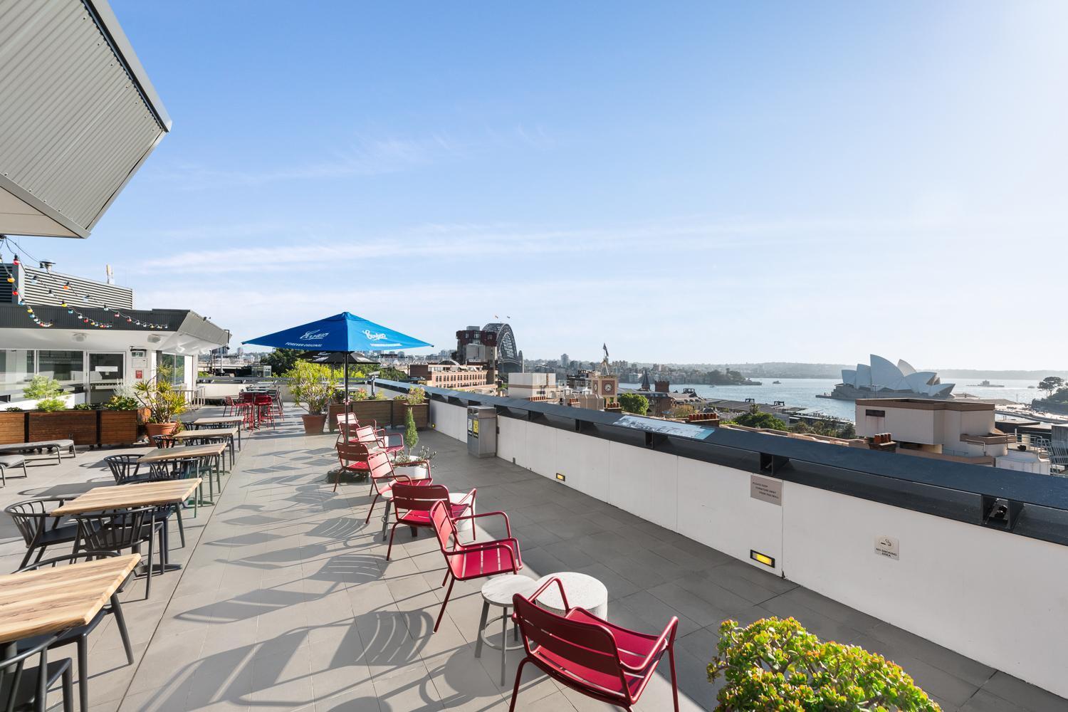 Yha Sydney Harbour Pansiyon Dış mekan fotoğraf Rooftop terrace